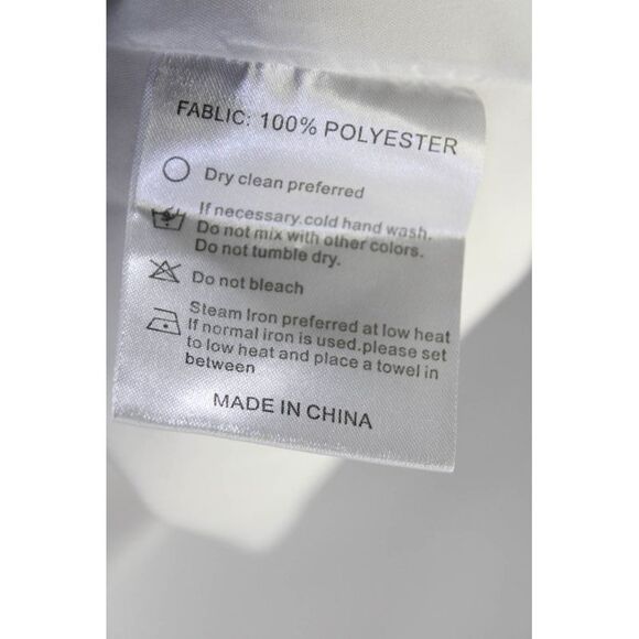 Ellelauri Women's High Neck Sleeveless Crochet Trim Midi Dress White Size S - Picture 6 of 6